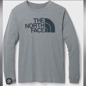The North Face Blue Long-Sleeve Men's Tee